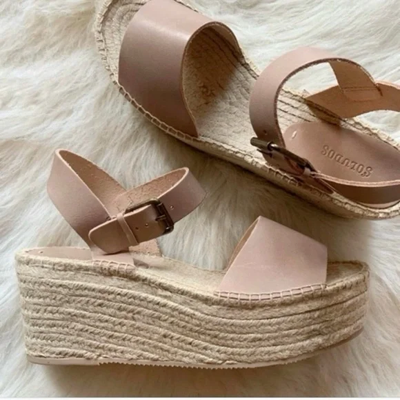 Soludos Minorca Summer Sandal Wedges NWT Soludos Size 11 - Picture 2 of 3